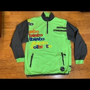 Solbiato Sport Embroided Half Zip Sweat Shirt 2XL
